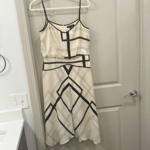 Banana Republic asymmetrical hem midi dress